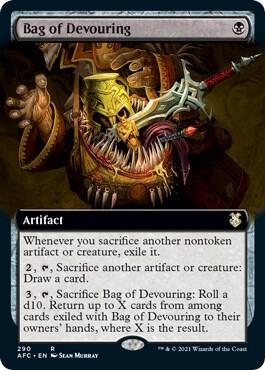 Bag of Devouring Extended Art 290/62 (Commander: Adventures in the Forgotten Realms)