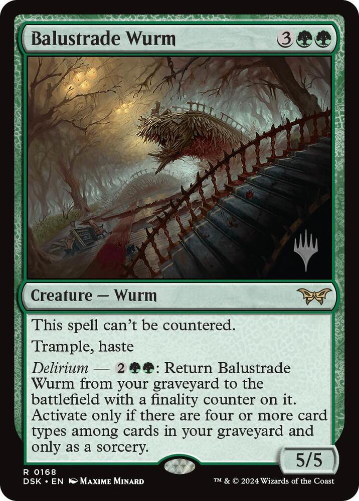 Balustrade Wurm 168 (Promo Pack: Duskmourn: House of Horror)