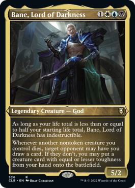 Bane, Lord of Darkness 526 (Commander Legends: Battle for Baldur's Gate)  - Etched Foil
