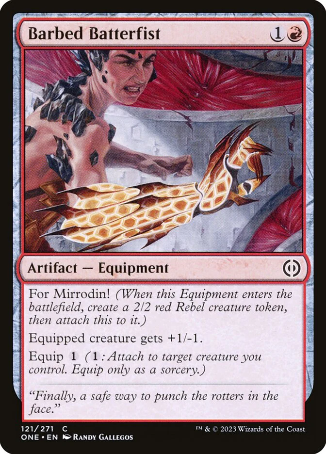 Barbed Batterfist 121/271 (Phyrexia: All Will Be One)