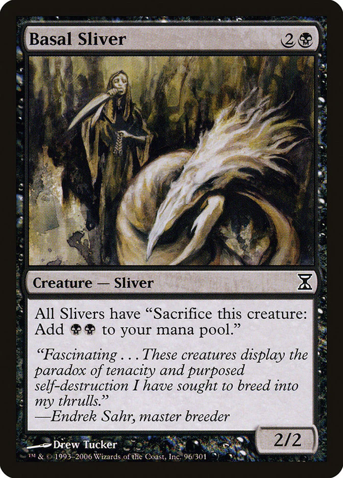 Basal Sliver 96/301 (Time Spiral) - Foil