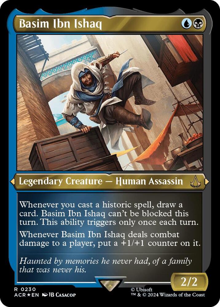 Basim Ibn Ishaq 230 (Universes Beyond: Assassin's Creed)  - Etched Foil