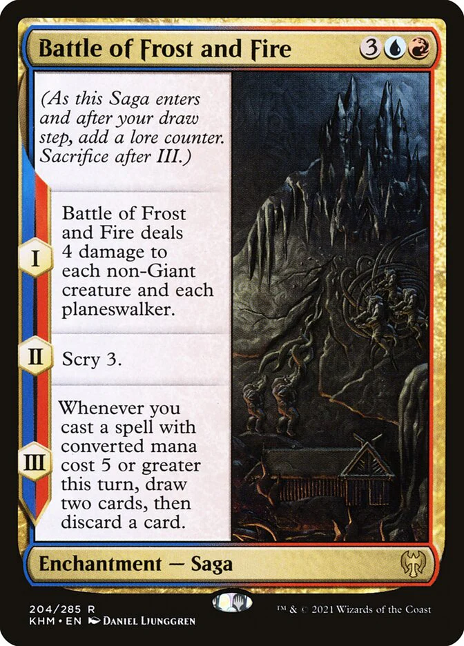 Battle of Frost and Fire 204/285 (Kaldheim)  - Foil