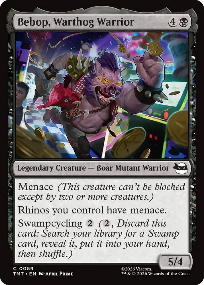Bebop, Warthog Warrior 59 (Teenage Mutant Ninja Turtles)  - Foil