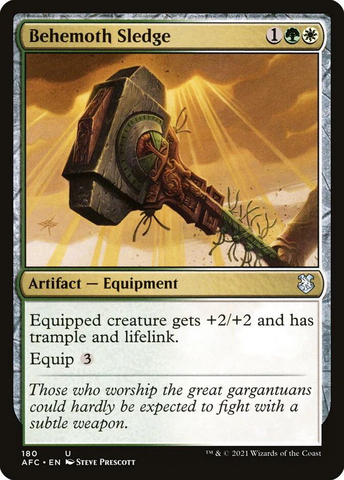 Behemoth Sledge 180/62 (Commander: Adventures in the Forgotten Realms)