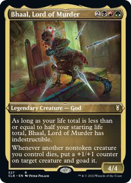 Bhaal, Lord of Murder 527 (Commander Legends: Battle for Baldur's Gate)  - Etched Foil