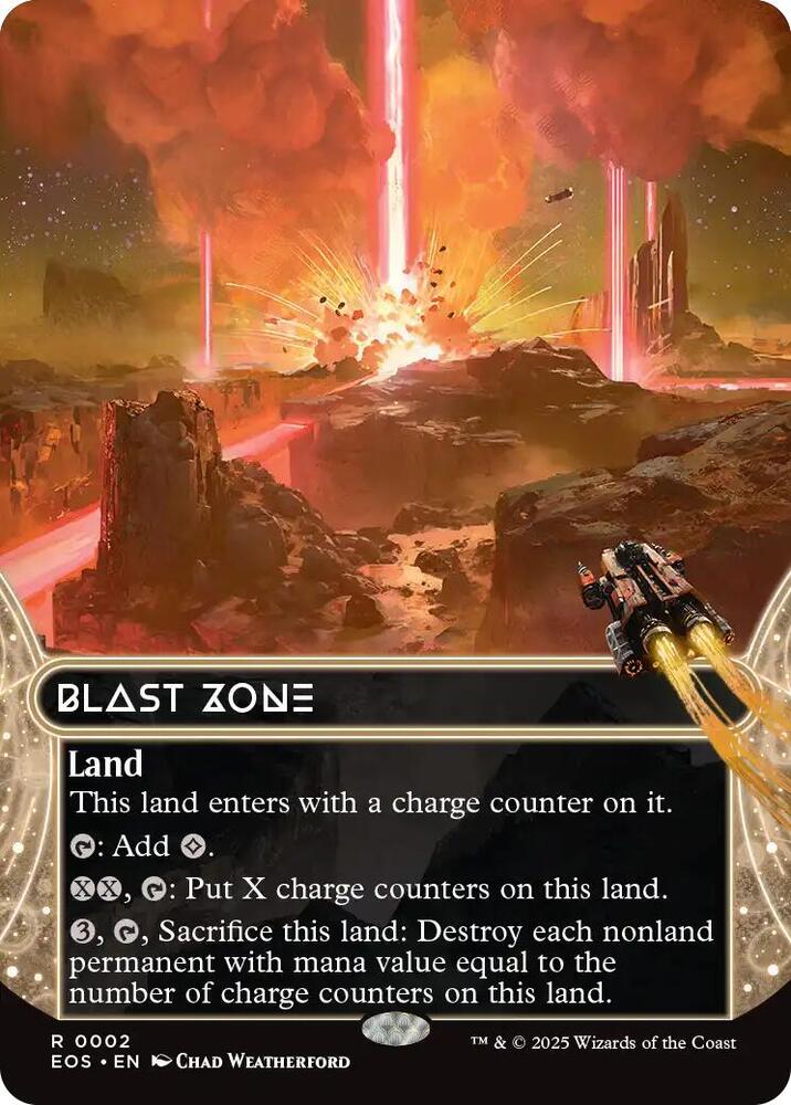 Blast Zone  2 (Edge of Eternities: Stellar Sights)  - Borderless Foil