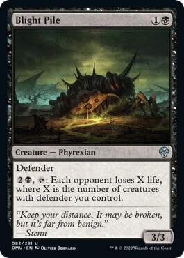 Blight Pile 82/281 (Dominaria United)  - Foil