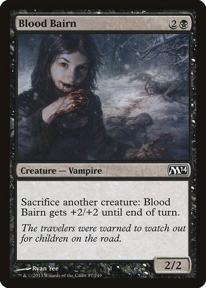 Blood Bairn 87/249 (Magic 2014 (M14))  - Foil