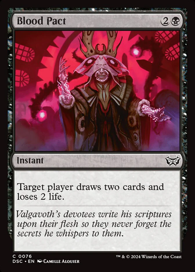 Blood Pact 76/40 (Commander: Duskmourn: House of Horror)