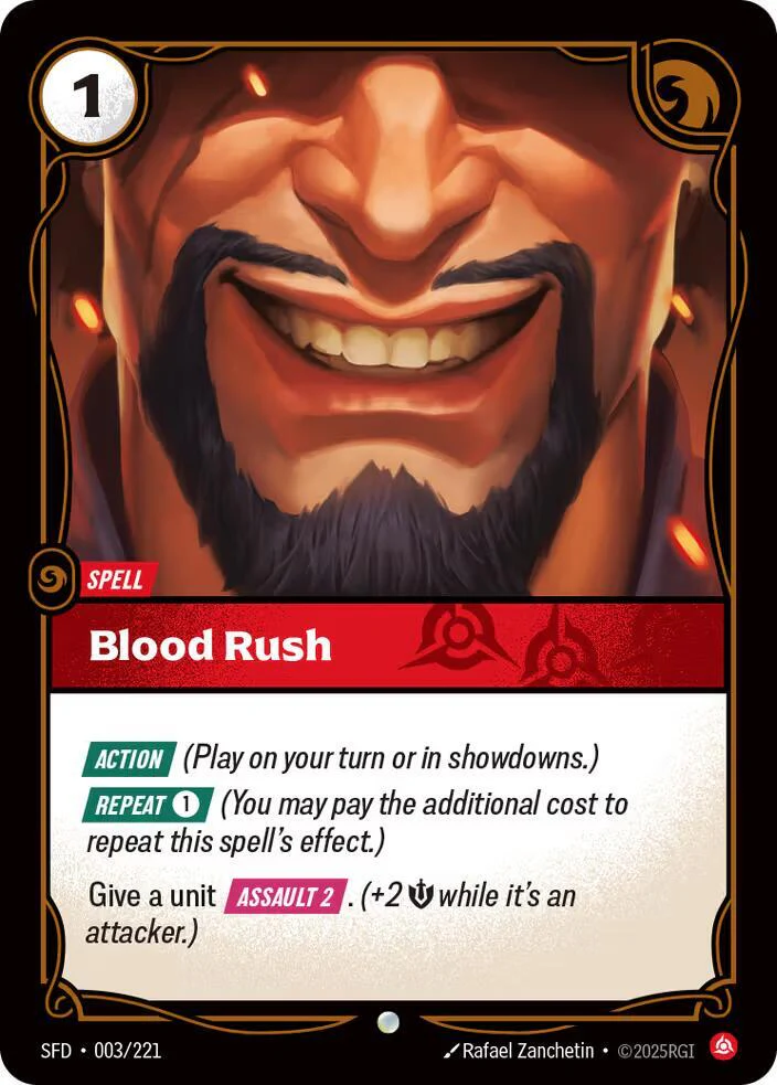 Blood Rush 3/221 (Spiritforged)  - Foil