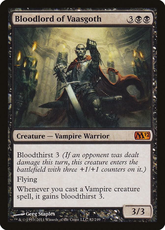 Bloodlord of Vaasgoth 82/249 (Magic 2012 (M12))