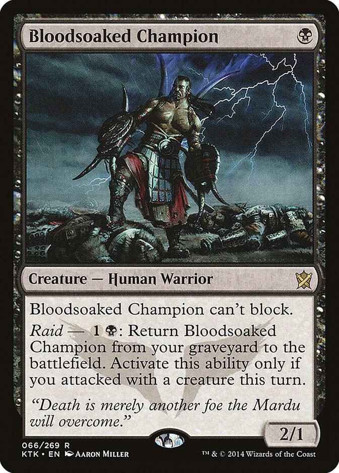 Bloodsoaked Champion 66 (Khans of Tarkir)  - Foil