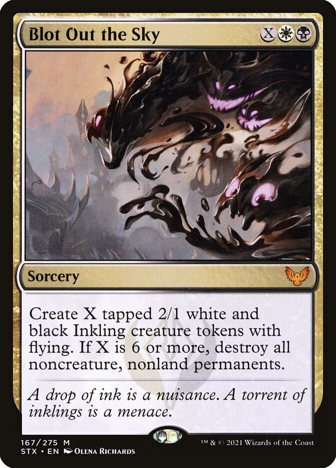 Blot Out the Sky 167/275 (Strixhaven: School of Mages) - Foil
