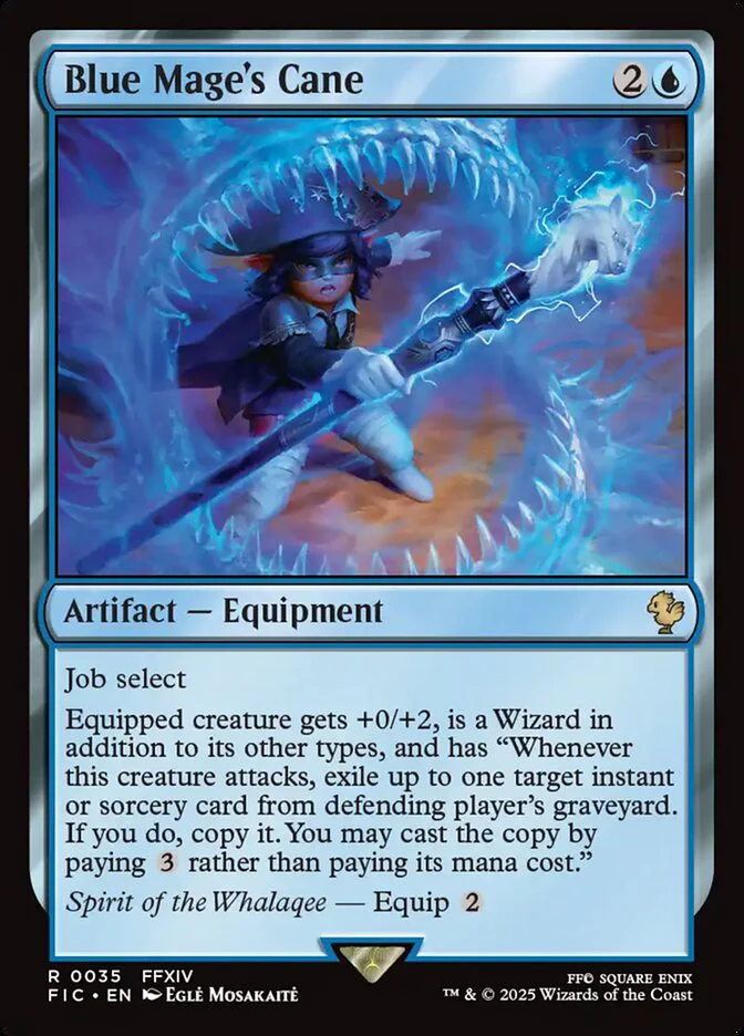 Blue Mage's Cane 35 (Commander: FINAL FANTASY)