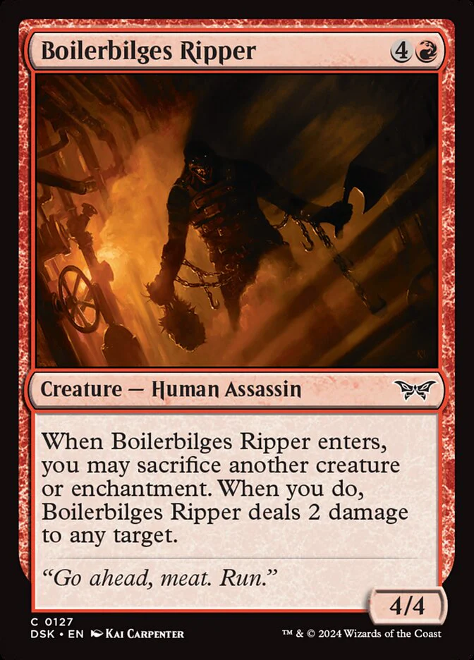 Boilerbilges Ripper 127/286 (Duskmourn: House of Horror)