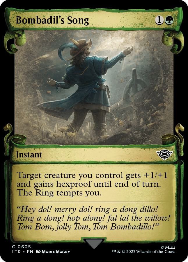 Bombadil's Song 605 (Universes Beyond: The Lord of the Rings: Tales of Middle-earth)  - Showcase Scroll Foil