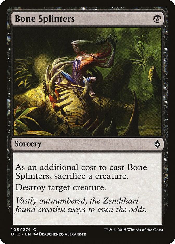 Bone Splinters 105/274 (Battle for Zendikar)