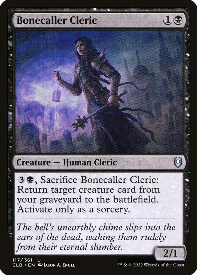 Bonecaller Cleric 117/361 (Commander Legends: Battle for Baldur's Gate)