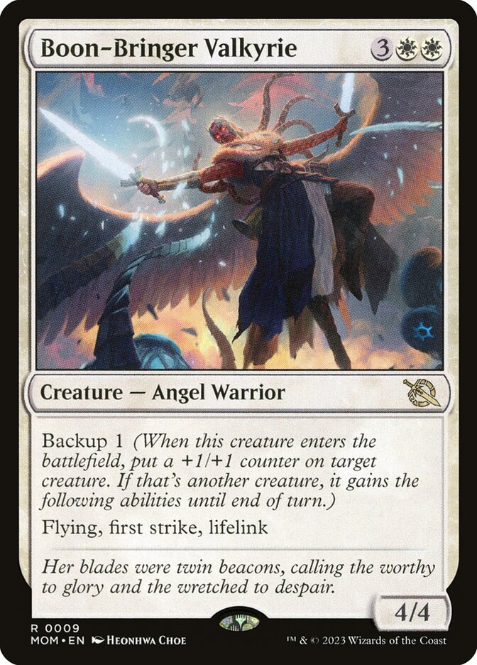 Boon-Bringer Valkyrie 9/291 (March of the Machine) - Foil