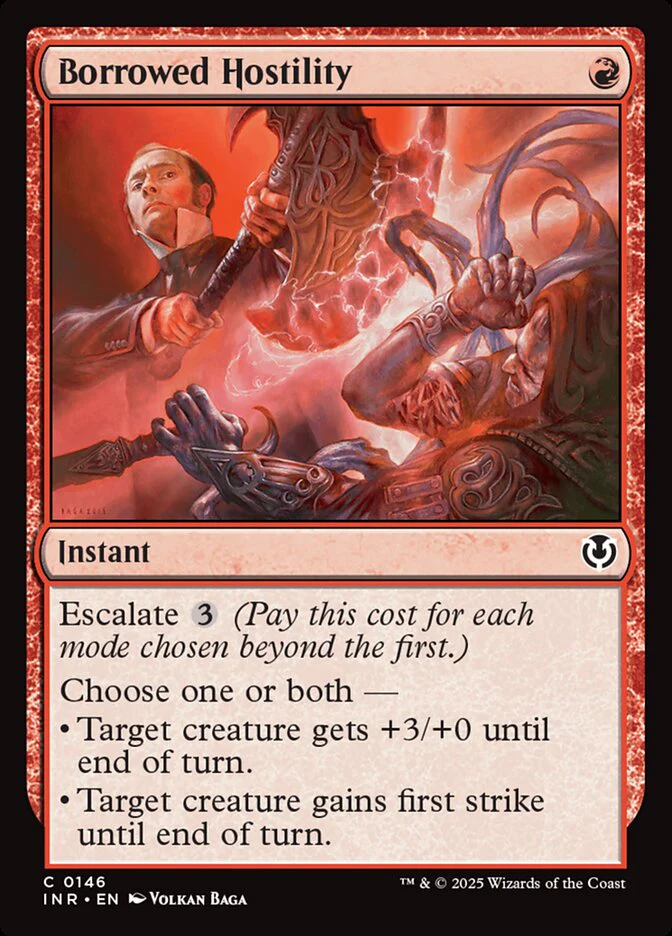 Borrowed Hostility 146/287 (Innistrad Remastered)  - Foil