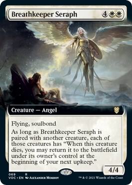 Breathkeeper Seraph Extended Art 69/38 (Commander: Innistrad: Crimson Vow)
