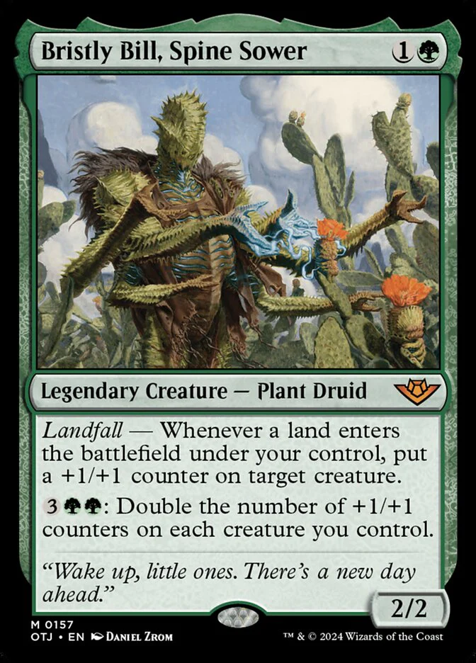 Bristly Bill, Spine Sower 157/286 (Outlaws of Thunder Junction) - Foil