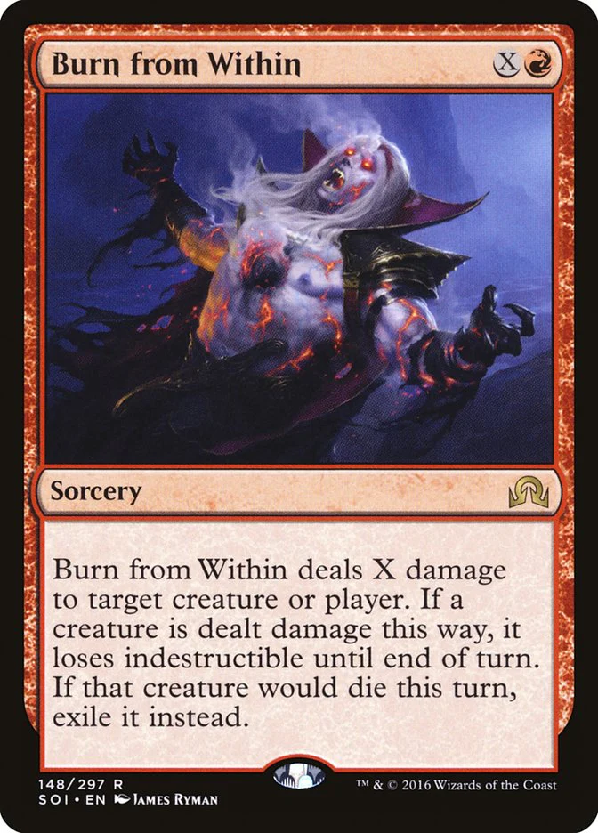 Burn from Within 148/297 (Shadows over Innistrad)