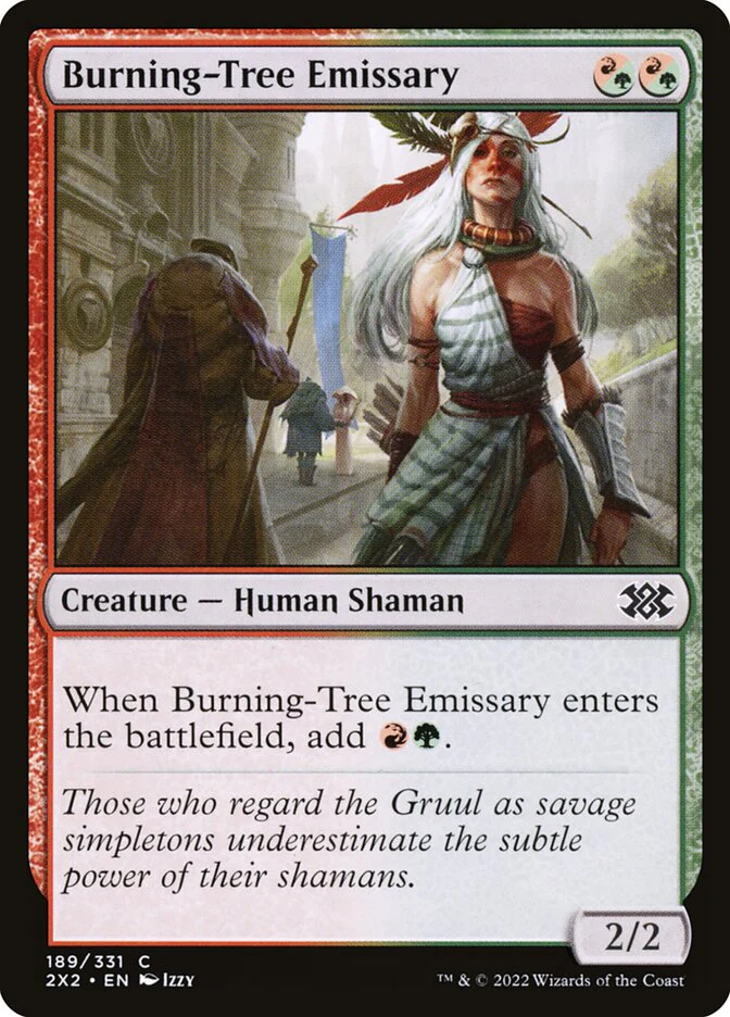 Burning-Tree Emissary 189/331 (Double Masters 2022)