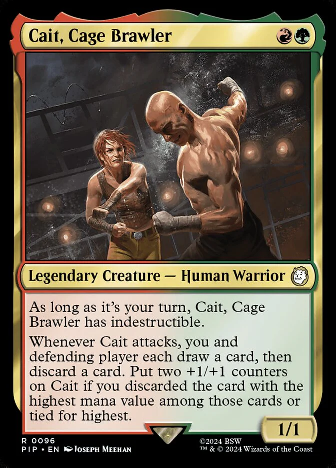 Cait, Cage Brawler 96/326 (Universes Beyond: Fallout)