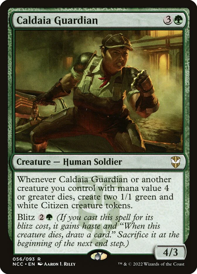 Caldaia Guardian 56/93 (Commander: Streets of New Capenna)