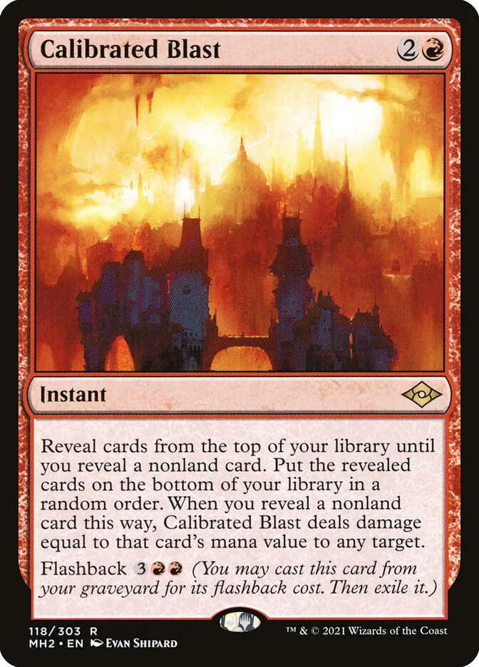 Calibrated Blast 118 (Modern Horizons 2)  - Foil