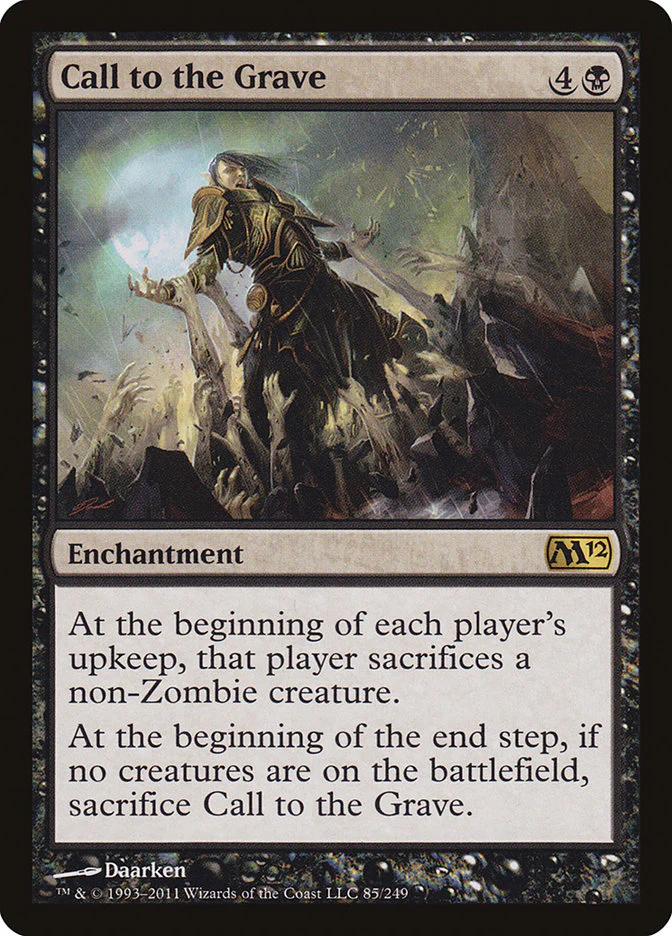 Call to the Grave 85/249 (Magic 2012 (M12))