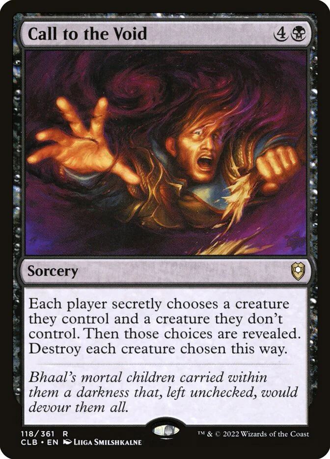 Call to the Void 118/361 (Commander Legends: Battle for Baldur's Gate)