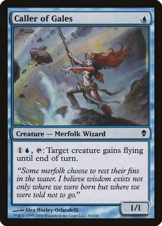 Caller of Gales 43/249 (Zendikar)  - Foil