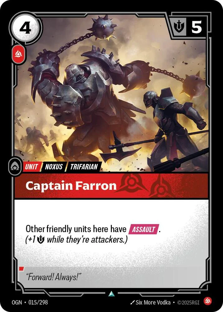 Captain Farron 15/298 (Origins)