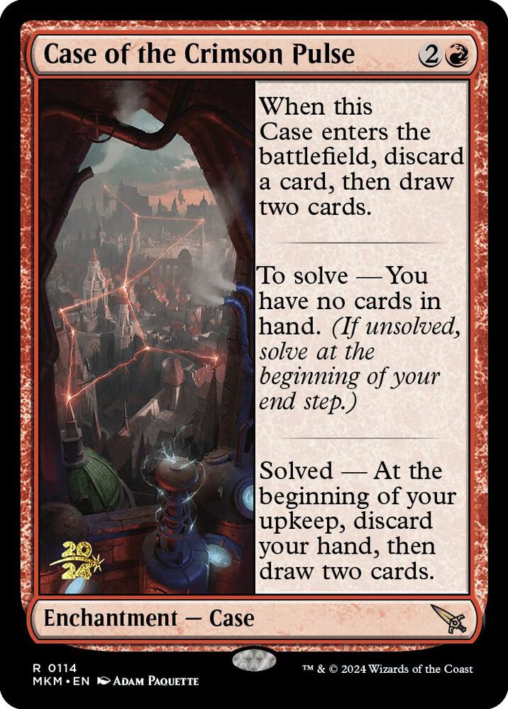 Case of the Crimson Pulse 114s/182 (Prerelease Cards)  - Foil