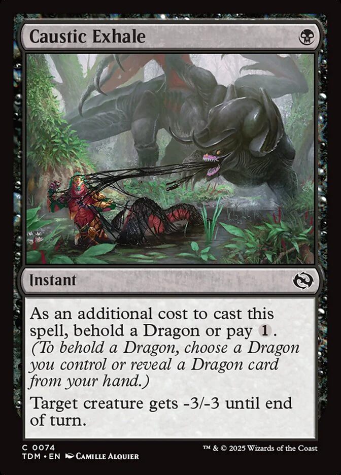 Caustic Exhale 74 (Tarkir: Dragonstorm)