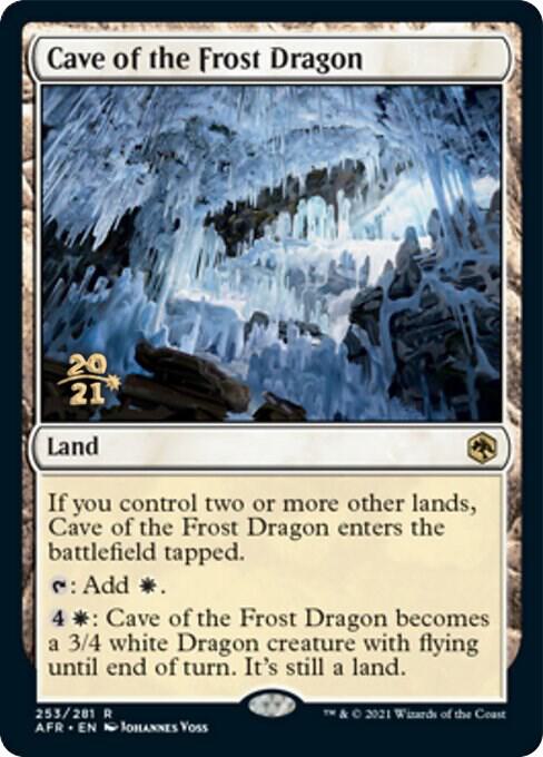 Cave of the Frost Dragon 253s/241 (Prerelease Cards)  - Foil