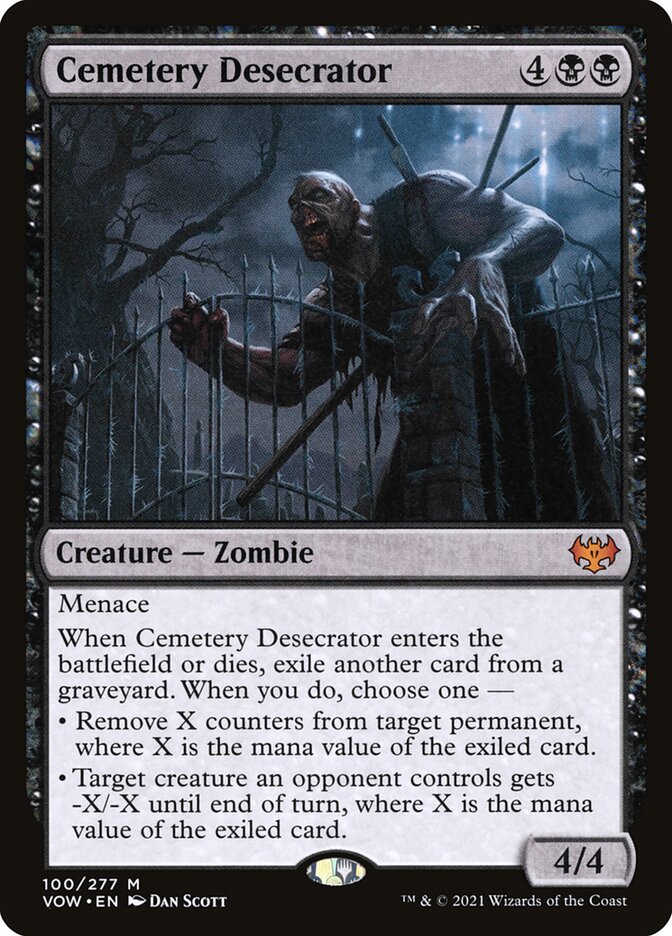 Cemetery Desecrator 100/277 (Innistrad: Crimson Vow)