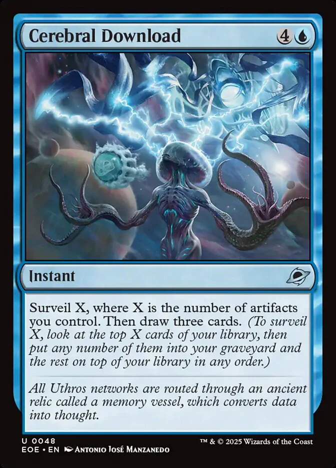 Cerebral Download 48/276 (Edge of Eternities) - Foil