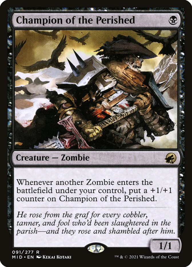 Champion of the Perished 91/277 (Innistrad: Midnight Hunt)  - Foil