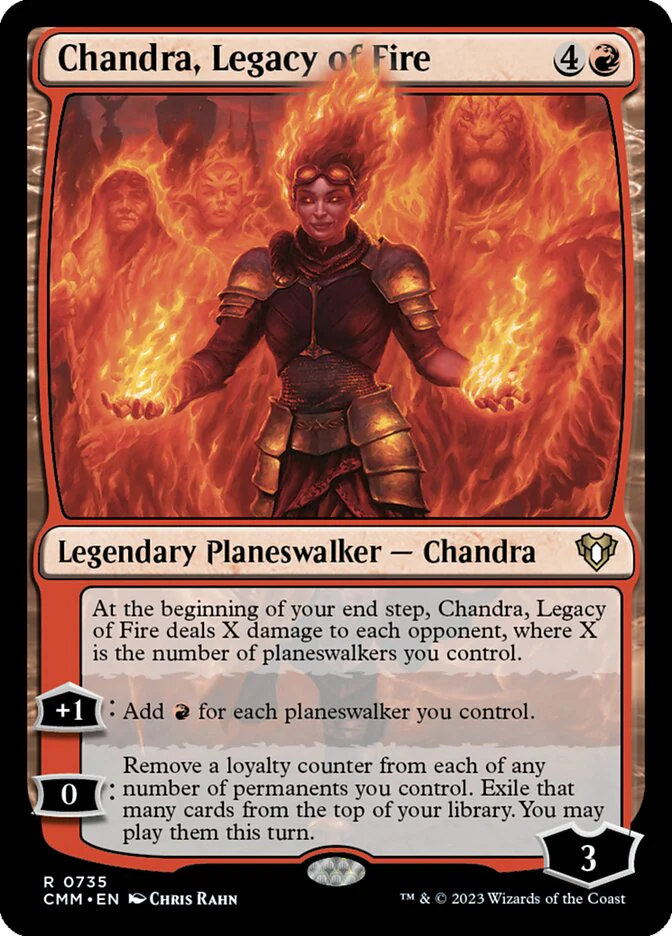 Chandra, Legacy of Fire 735/451 (Commander Masters)
