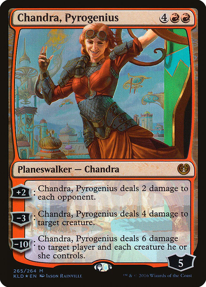 Chandra, Pyrogenius 265/264 (Kaladesh)  - Foil