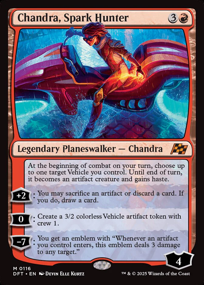 Chandra, Spark Hunter 116/291 (Aetherdrift) - Foil