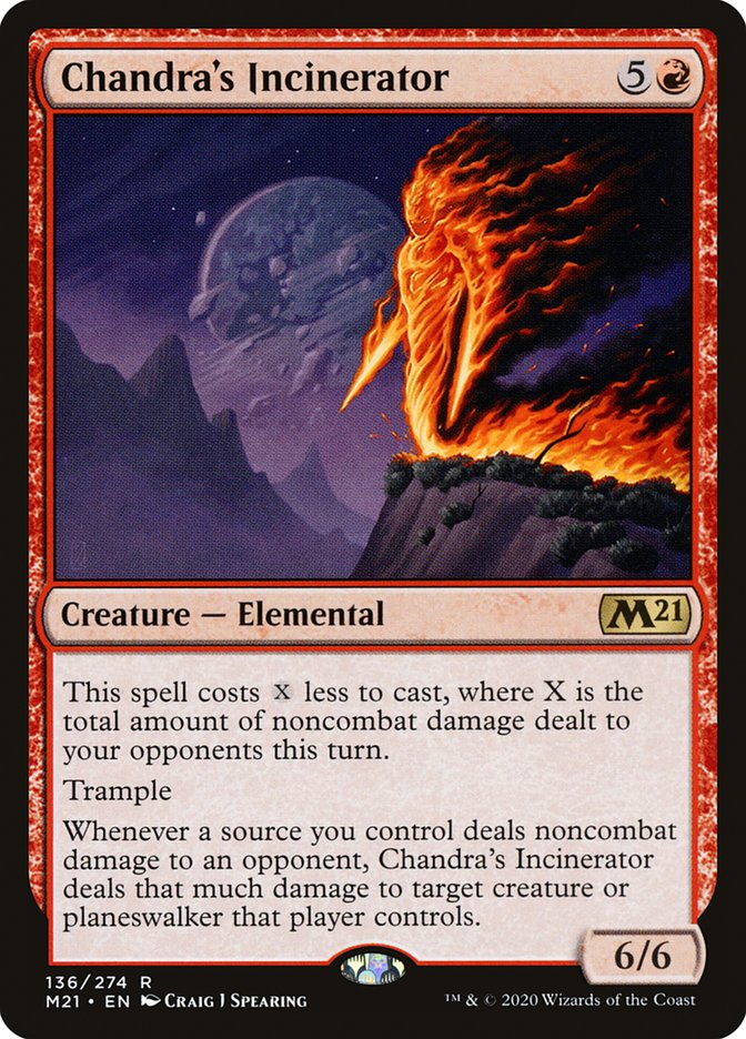 Chandra's Incinerator 136/274 (Core Set 2021) - Foil