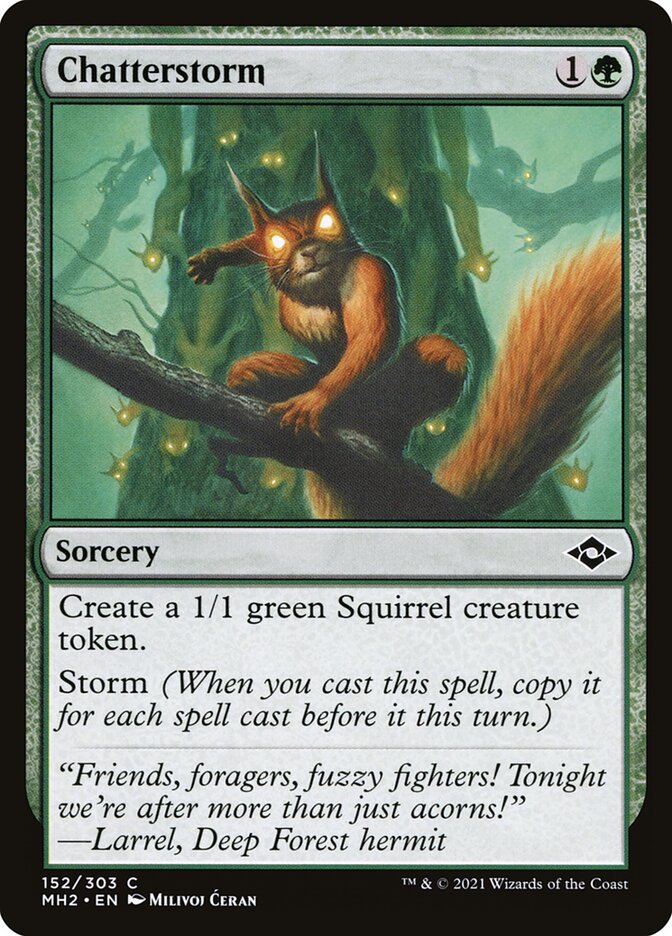 Chatterstorm 152/303 (Modern Horizons 2)  - Foil