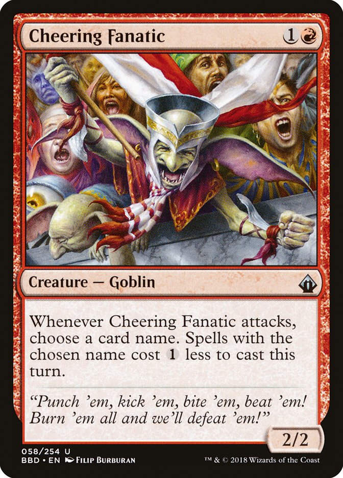 Cheering Fanatic 58/254 (Battlebond)