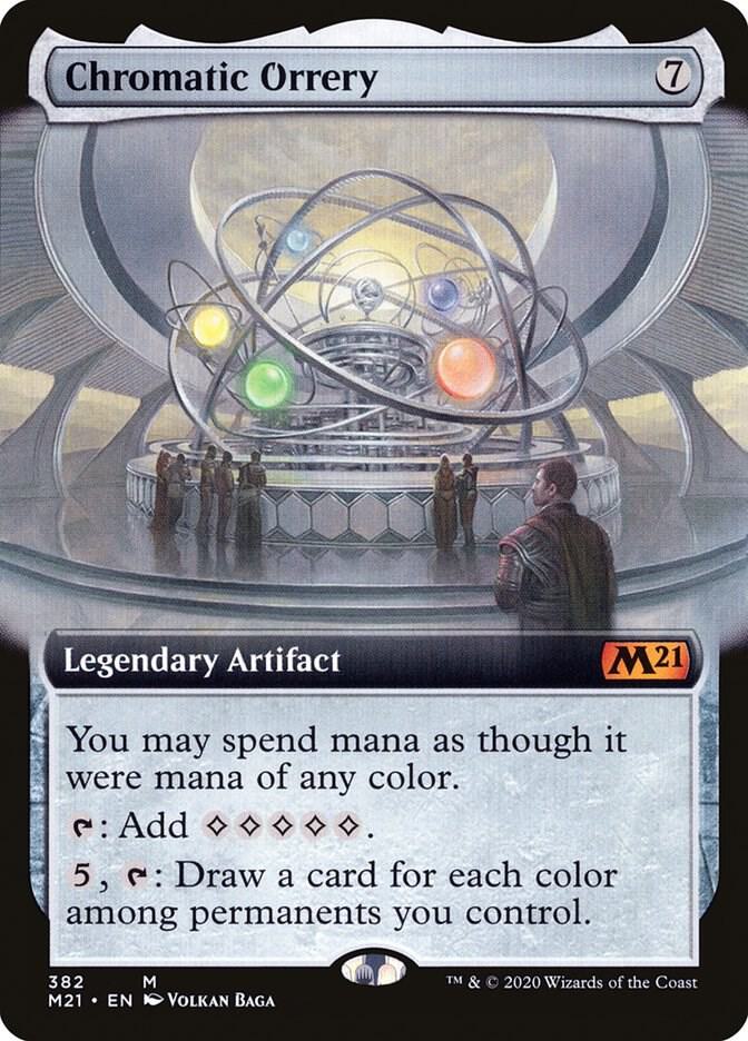 Chromatic Orrery 382 (Core Set 2021)  - Extended Art Foil