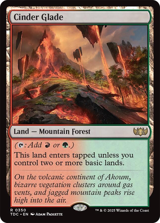 Cinder Glade 350/413 (Commander: Tarkir: Dragonstorm)